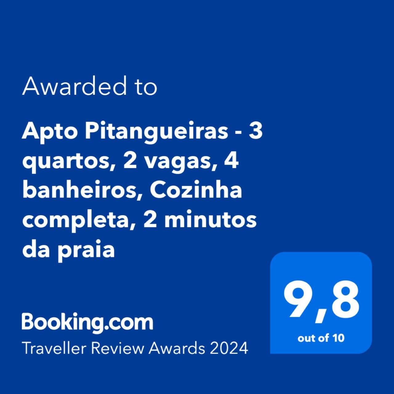 Apto Pitangueiras - 3 Quartos, 2 Vagas, 4 Banheiros, Cozinha Completa, 2 Minutos Da Praia Γκουαρούχα Εξωτερικό φωτογραφία